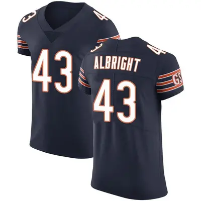 Men's Elite Christian Albright Chicago Bears Navy Team Color Vapor Untouchable Jersey