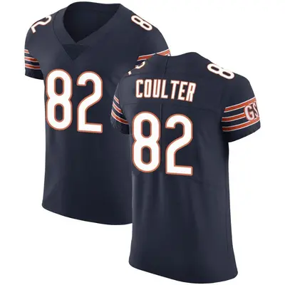 Men's Elite Isaiah Coulter Chicago Bears Navy Team Color Vapor Untouchable Jersey