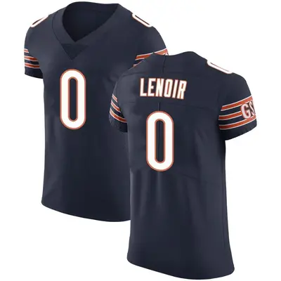 Men's Elite Landon Lenoir Chicago Bears Navy Team Color Vapor Untouchable Jersey