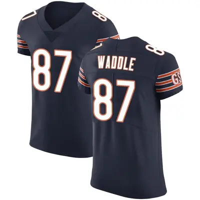 Men's Elite Tom Waddle Chicago Bears Navy Team Color Vapor Untouchable Jersey