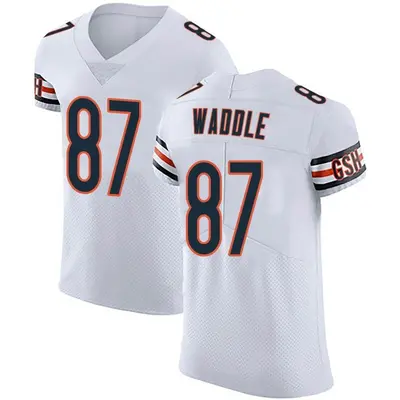Men's Elite Tom Waddle Chicago Bears White Vapor Untouchable Jersey