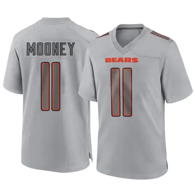 Men's Game Darnell Mooney Chicago Bears Gray Atmosphere Fashion Jersey