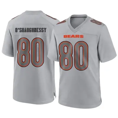 Men's Game James O'Shaughnessy Chicago Bears Gray Atmosphere Fashion Jersey