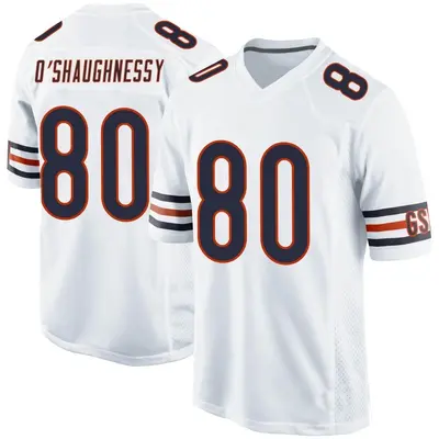 Men's Game James O'Shaughnessy Chicago Bears White Jersey