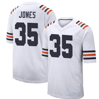 Men's Game Jaylon Jones Chicago Bears White Alternate Classic Jersey