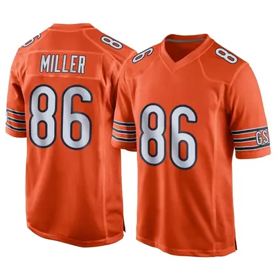 Men's Game Zach Miller Chicago Bears Orange Alternate Jersey