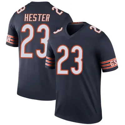 Men's Legend Devin Hester Chicago Bears Navy Color Rush Jersey