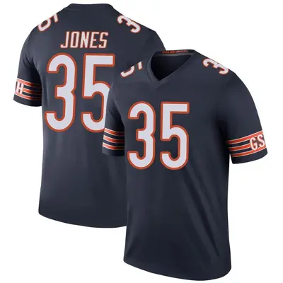 Men's Legend Jaylon Jones Chicago Bears Navy Color Rush Jersey