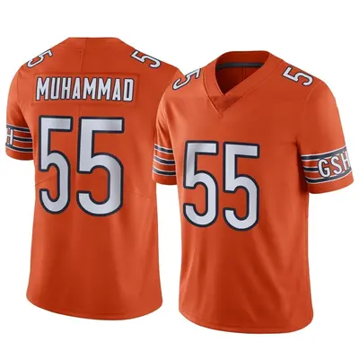Men's Limited Al-Quadin Muhammad Chicago Bears Orange Alternate Vapor Jersey