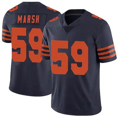 Men's Limited Cassius Marsh Chicago Bears Navy Blue Alternate Vapor Untouchable Jersey