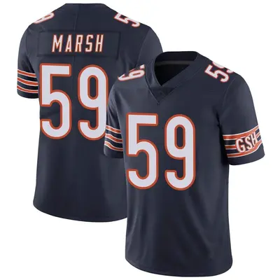 Men's Limited Cassius Marsh Chicago Bears Navy Team Color Vapor Untouchable Jersey