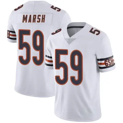 Men's Limited Cassius Marsh Chicago Bears White Vapor Untouchable Jersey