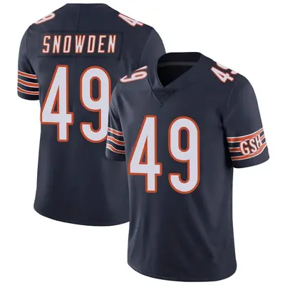 Men's Limited Charles Snowden Chicago Bears Navy Team Color Vapor Untouchable Jersey