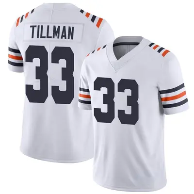 Men's Limited Charles Tillman Chicago Bears White Alternate Classic Vapor Jersey
