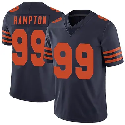 Men's Limited Dan Hampton Chicago Bears Navy Blue Alternate Vapor Untouchable Jersey