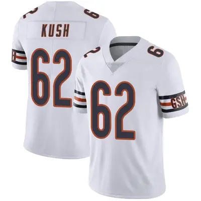 Men's Limited Eric Kush Chicago Bears White Vapor Untouchable Jersey