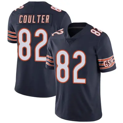 Men's Limited Isaiah Coulter Chicago Bears Navy Team Color Vapor Untouchable Jersey