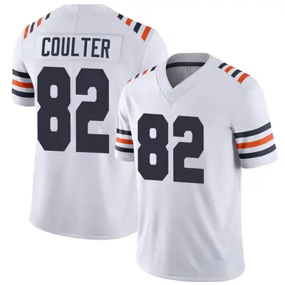 Men's Limited Isaiah Coulter Chicago Bears White Alternate Classic Vapor Jersey