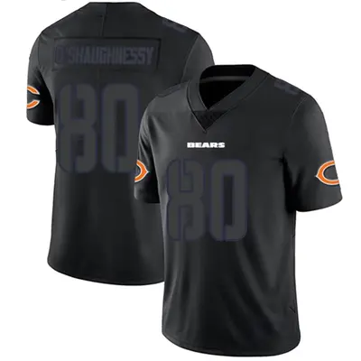 Men's Limited James O'Shaughnessy Chicago Bears Black Impact Jersey