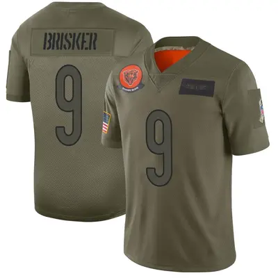 Men's Limited Jaquan Brisker Chicago Bears Camo 2019 Salute to Service Jersey
