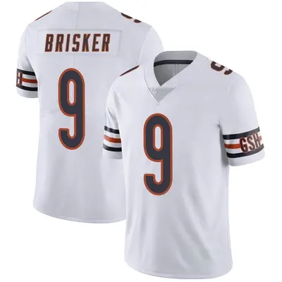 Men's Limited Jaquan Brisker Chicago Bears White Vapor Untouchable Jersey