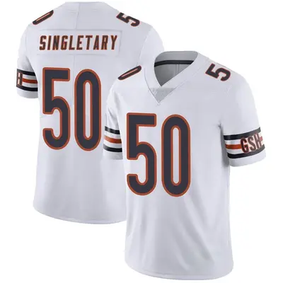 Men's Limited Mike Singletary Chicago Bears White Vapor Untouchable Jersey