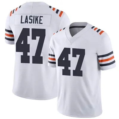 Men's Limited Paul Lasike Chicago Bears White Alternate Classic Vapor Jersey
