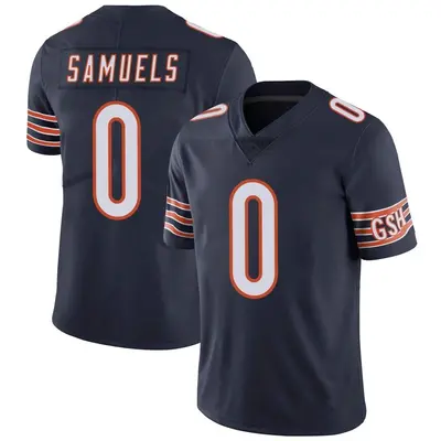 Men's Limited Stanford Samuels Chicago Bears Navy Team Color Vapor Untouchable Jersey