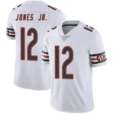 Men's Limited Velus Jones Jr. Chicago Bears White Vapor Untouchable Jersey
