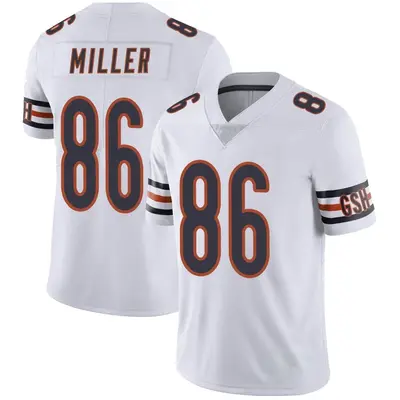 Men's Limited Zach Miller Chicago Bears White Vapor Untouchable Jersey