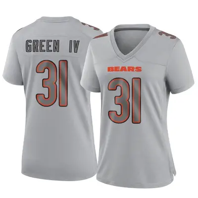 Women's Game Allie Green IV Chicago Bears Gray Atmosphere Fashion Jersey