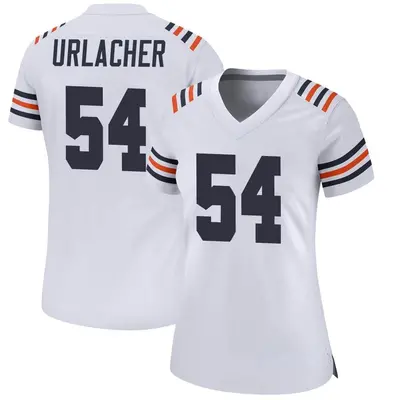 Women's Game Brian Urlacher Chicago Bears White Alternate Classic Jersey