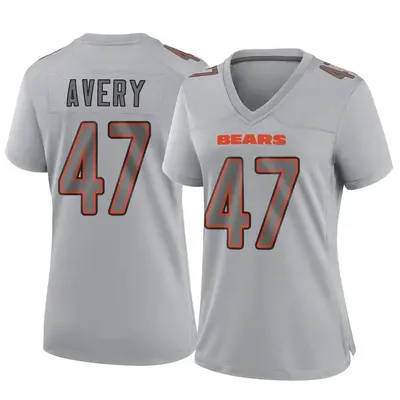 Women's Game C.J. Avery Chicago Bears Gray Atmosphere Fashion Jersey