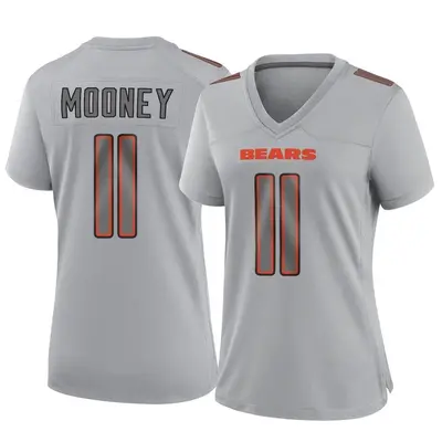 Women's Game Darnell Mooney Chicago Bears Gray Atmosphere Fashion Jersey