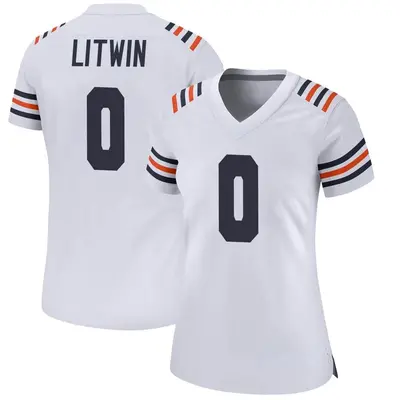 Women's Game Henry Litwin Chicago Bears White Alternate Classic Jersey