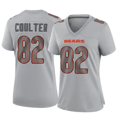 Women's Game Isaiah Coulter Chicago Bears Gray Atmosphere Fashion Jersey