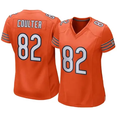 Women's Game Isaiah Coulter Chicago Bears Orange Alternate Jersey