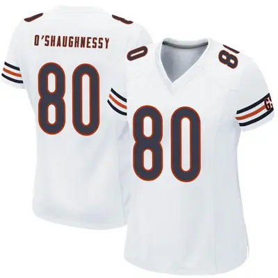 Women's Game James O'Shaughnessy Chicago Bears White Jersey