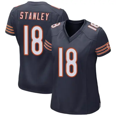 Women's Game Jayson Stanley Chicago Bears Navy Team Color Jersey