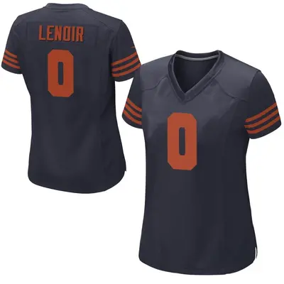 Women's Game Landon Lenoir Chicago Bears Navy Blue Alternate Jersey