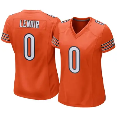 Women's Game Landon Lenoir Chicago Bears Orange Alternate Jersey