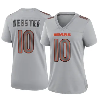 Women's Game Nsimba Webster Chicago Bears Gray Atmosphere Fashion Jersey