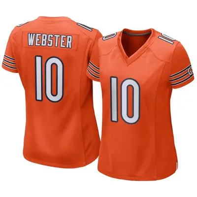 Women's Game Nsimba Webster Chicago Bears Orange Alternate Jersey