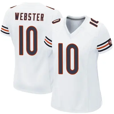 Women's Game Nsimba Webster Chicago Bears White Jersey