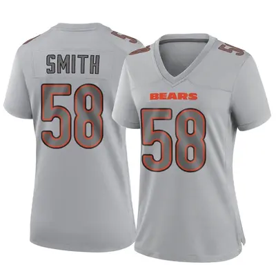 Women's Game Roquan Smith Chicago Bears Gray Atmosphere Fashion Jersey