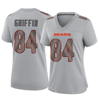 Women's Game Ryan Griffin Chicago Bears Gray Atmosphere Fashion Jersey