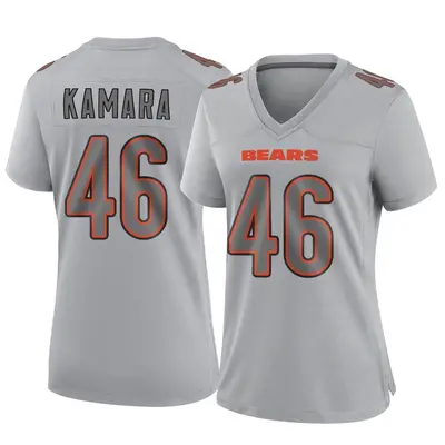 Women's Game Sam Kamara Chicago Bears Gray Atmosphere Fashion Jersey