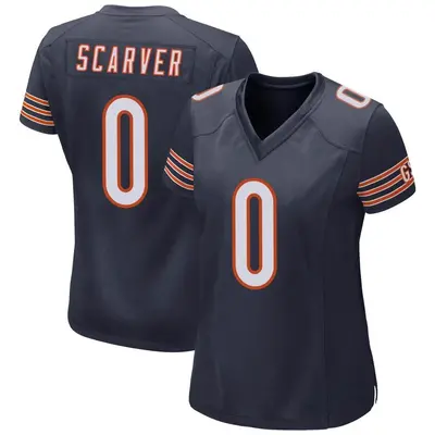 Women's Game Savon Scarver Chicago Bears Navy Team Color Jersey