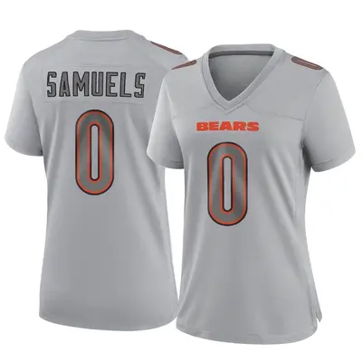 Women's Game Stanford Samuels Chicago Bears Gray Atmosphere Fashion Jersey