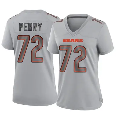 Women's Game William Perry Chicago Bears Gray Atmosphere Fashion Jersey
